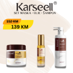 Karseell Maca Power Kompletan Set za Njegu Kose: Šampon, Maska & Ulje